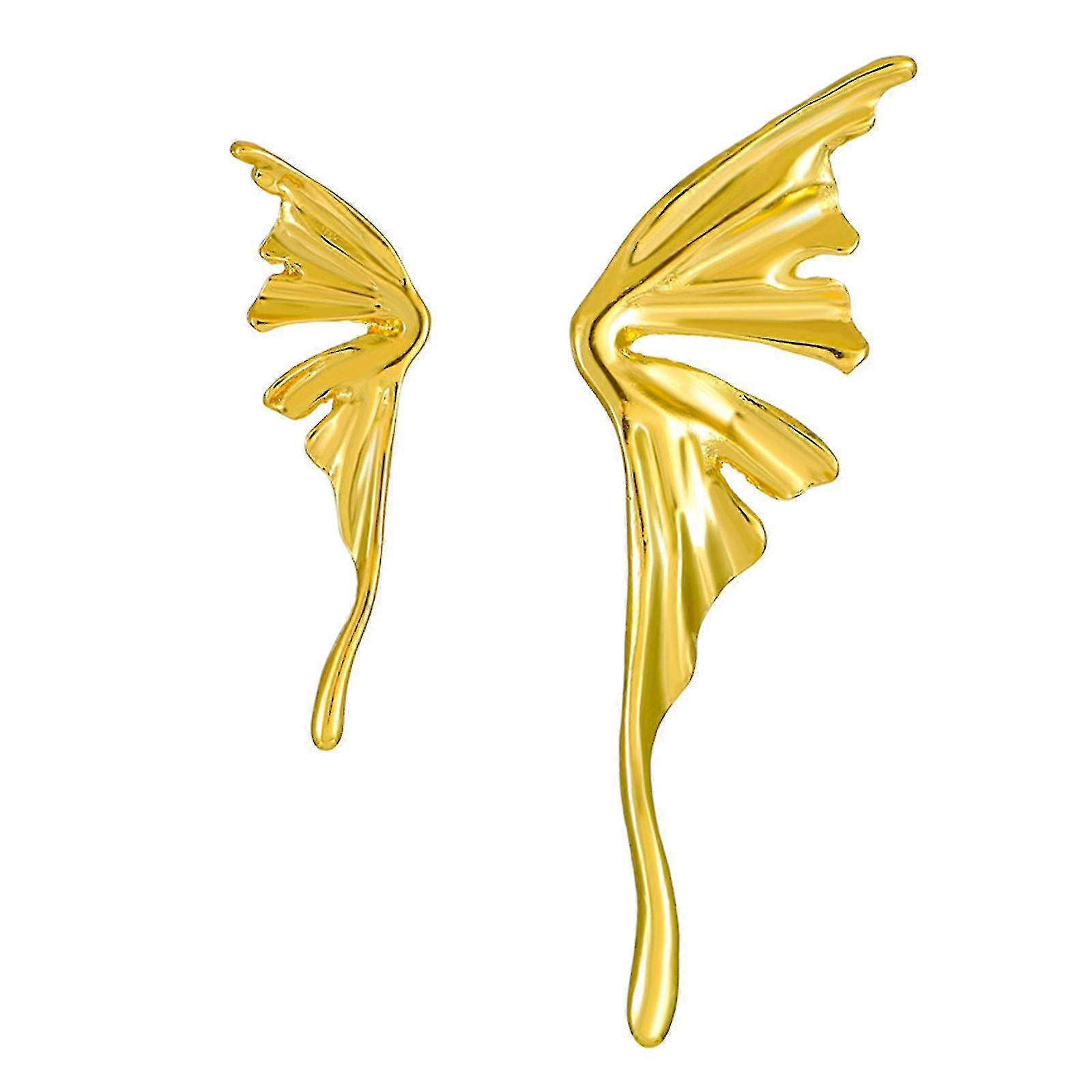For Butterfly Earring Tiny Stud Earring For Girl Asymmetrical For Butterfly Stud