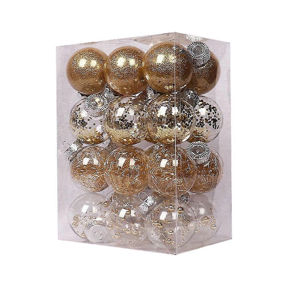 Christmas Ball Ornaments Decorative Hanging Christmas Ornaments Baubles Set For Xmas Tree