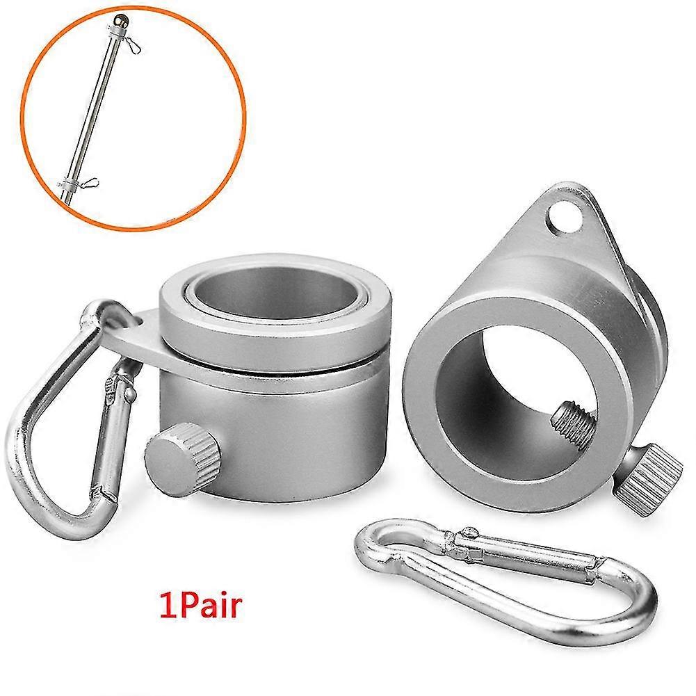 1pair Mounting Rings Anti-Wrap Grommet Flag Pole Kit Outdoor Flag Pole Ring