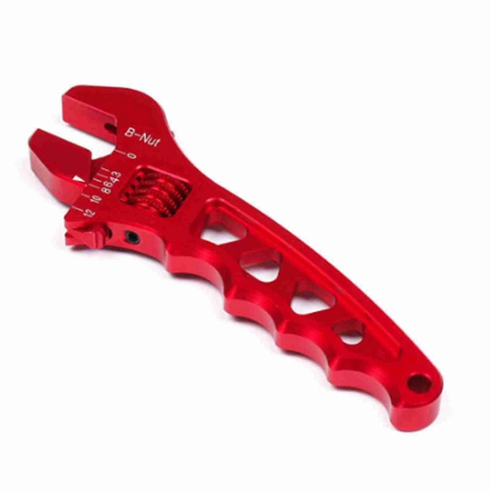 Adjustment Wrench Smoother Rotation Rustproof Lightweight Monkey Spanner for Home Automobile Repacking Red