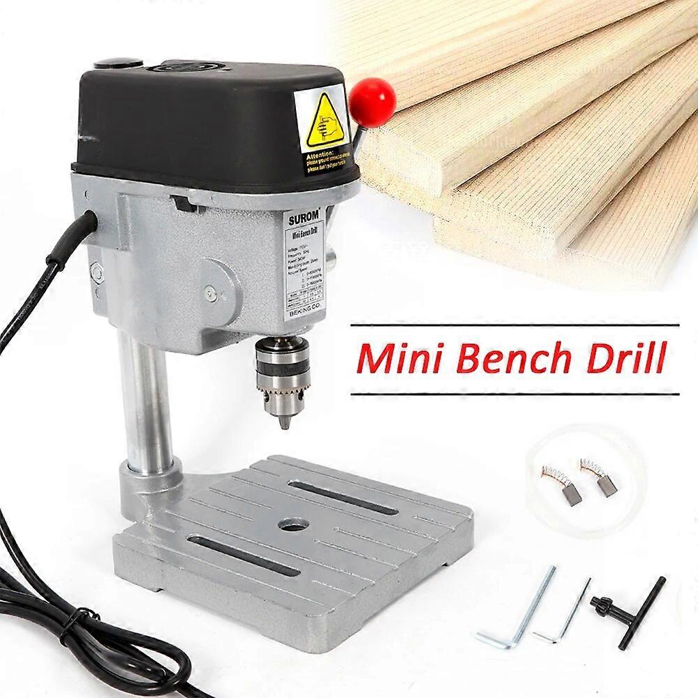 High Speed Mini Drilling Machine 340w Drilling Chuck 1-10mm Bench Machine Table