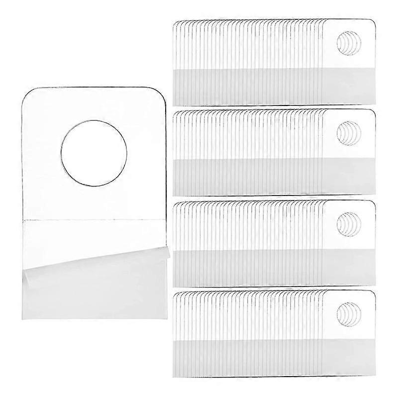 1000 جهاز كمبيوتر شخصى ذاتية اللصق شنقا علامات التبويب ، 1x1-1 / 2 بوصة جولة هول شماعات شنق العلامة السنانير لمتجر البيع بالتجزئة