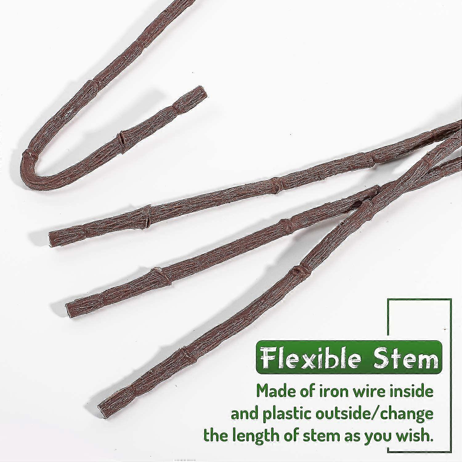 6 Pieces Artificial Silver Eucalyptus Branches Spray Eucalyptus Leaf For Plants