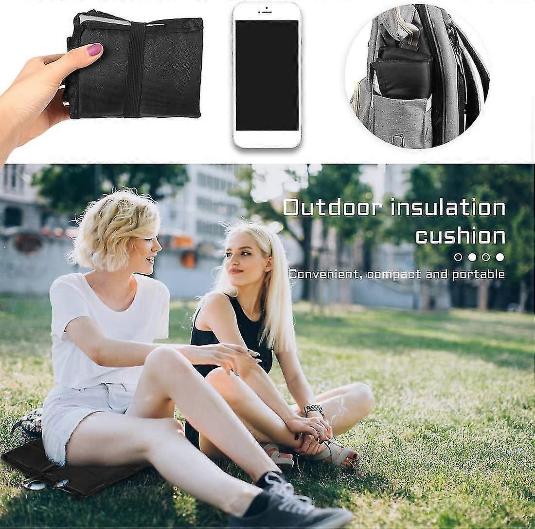 Outdoor Seat Cushion, Foldable Seat Cushion With Practical Bag 2pcs