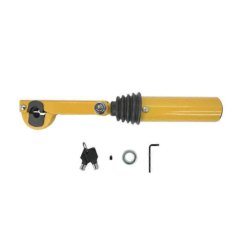 Universal Anti Theft Car Gear Lock Adjustable Handbrake to Gearshift Locking Rod for Manual & Automatic SUV