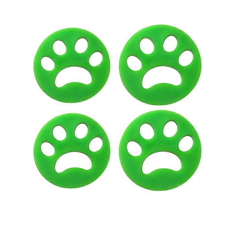 4pcs Pet Hair Collector,CatchReusableorange