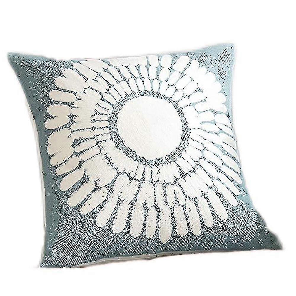 Set Of 2 Embroidered Decorative Pillows, Inserts & Covers, Accent Pillows, Throw Pillows With Cushion Inserts Included 18x18(green)
