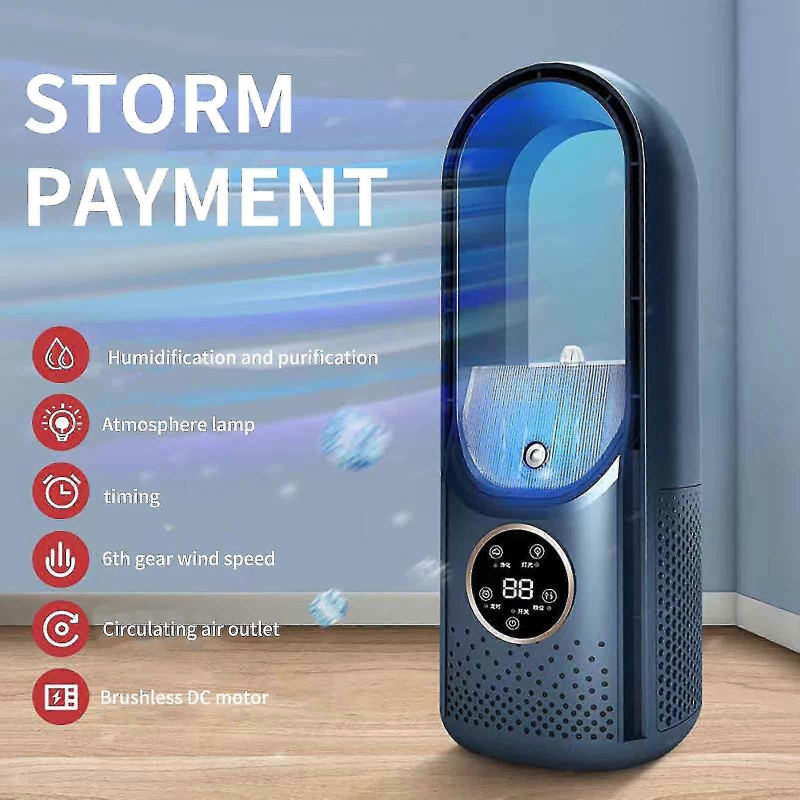 Portable Air Cooler Fan Ice Cold Cooling Conditioner Unit