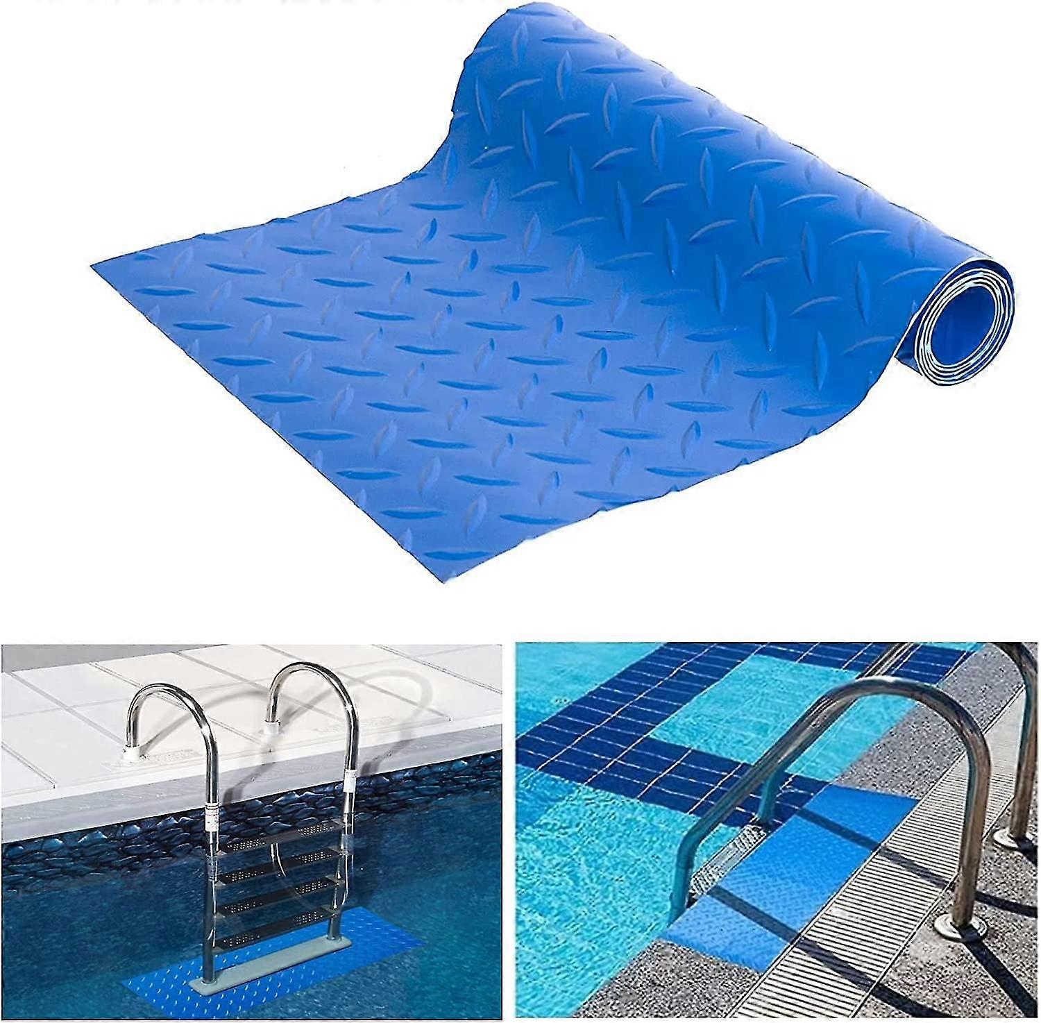 Pool Ladder Mat 2390cm Ladder Mat With Non-slip Texture Pool Stair Mat For Pool Ladders And Bathrooms