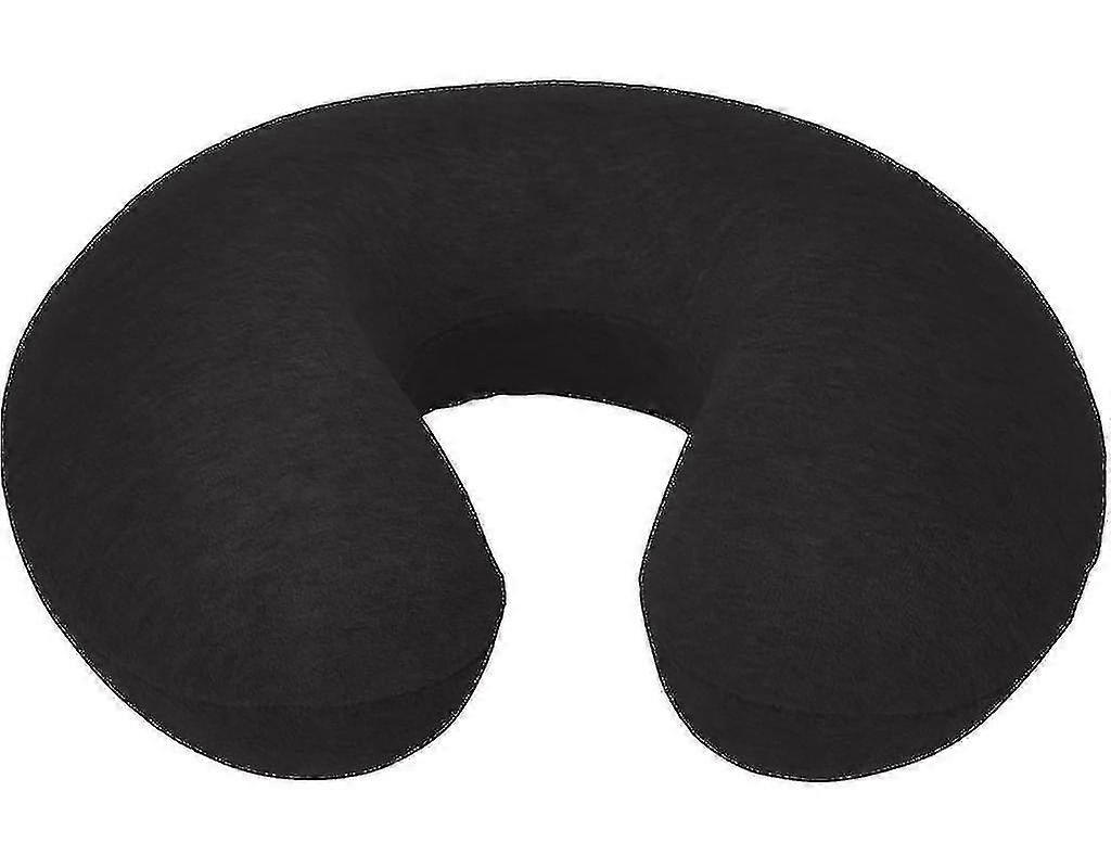 Memory Foam Neck Pillow, Black1 Pc