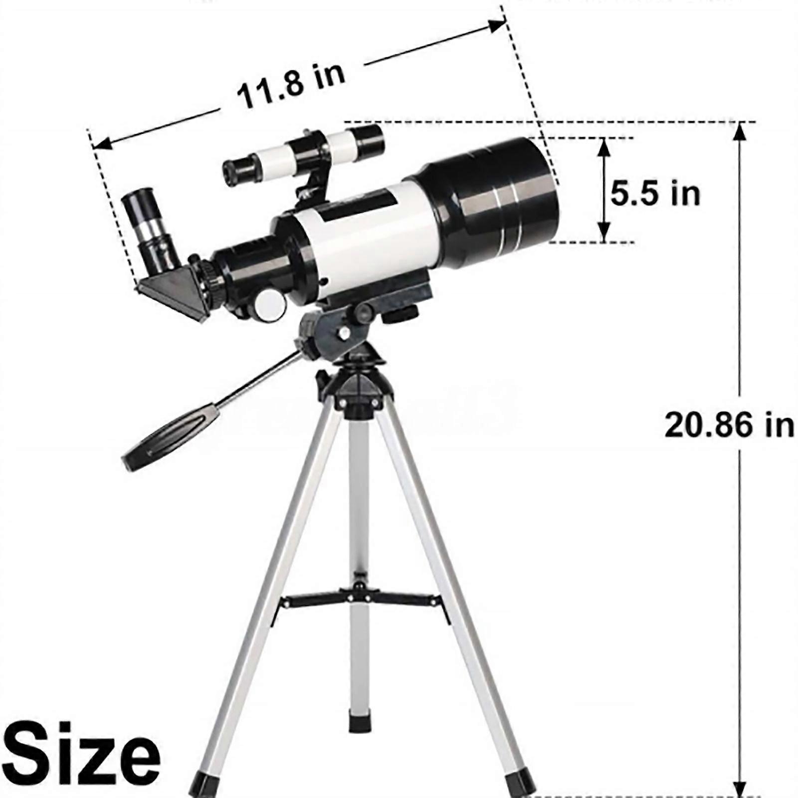Telescope 150X 70mm Aperture Astronomical Telescope Refractor Tripod Finder For Beginner_c24070209