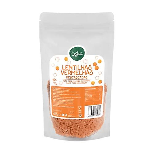 Organic peeled red lentil 500 g