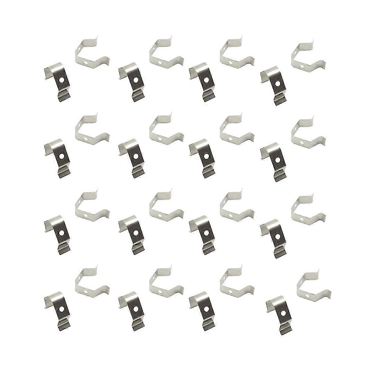 50pcs Grilling Stainless Steel Thermometer Temperature Probe Universal Fixed Bracket A Single Hole