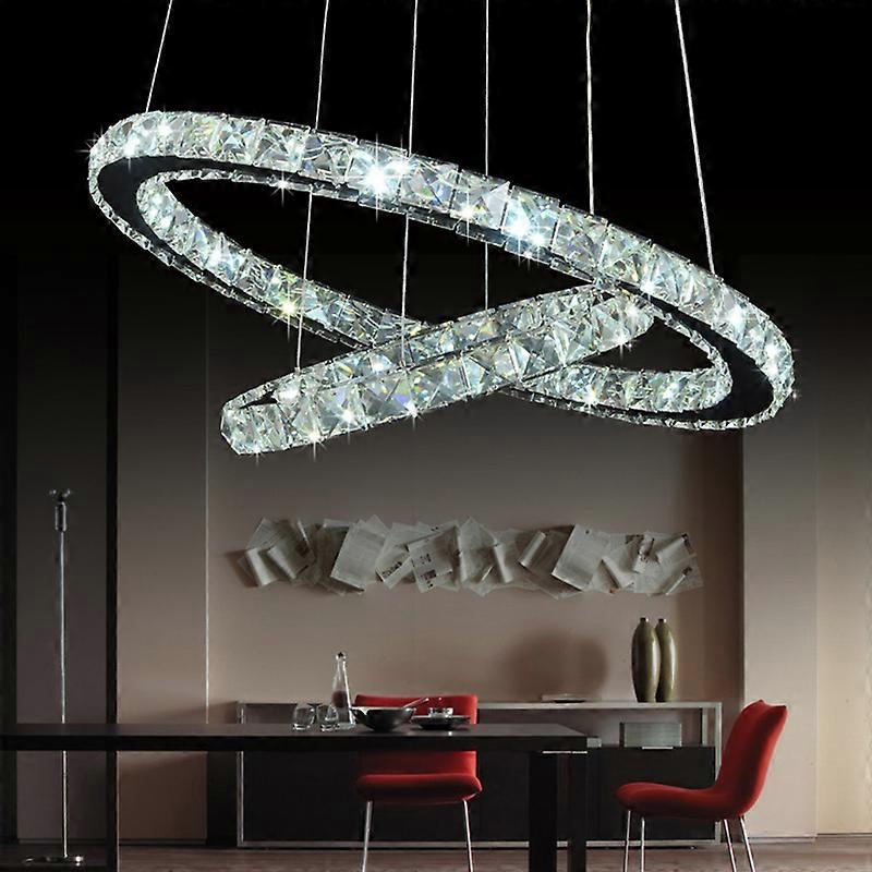 Modern LED K9 kristálycsillár lámpák nappali gyűrűkhöz Kristálycsillár világítás függő függő mennyezeti lámpatestek