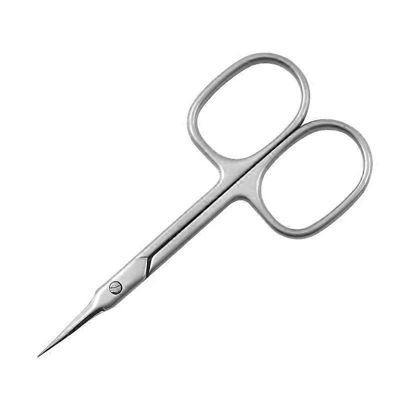 Nail Scissors, Professional Stainless Steel Curved Cuticle Scissors, Sharp Dead Skin Scissors Manicure Scissors, Pointed Beauty Scissors for Trimming 