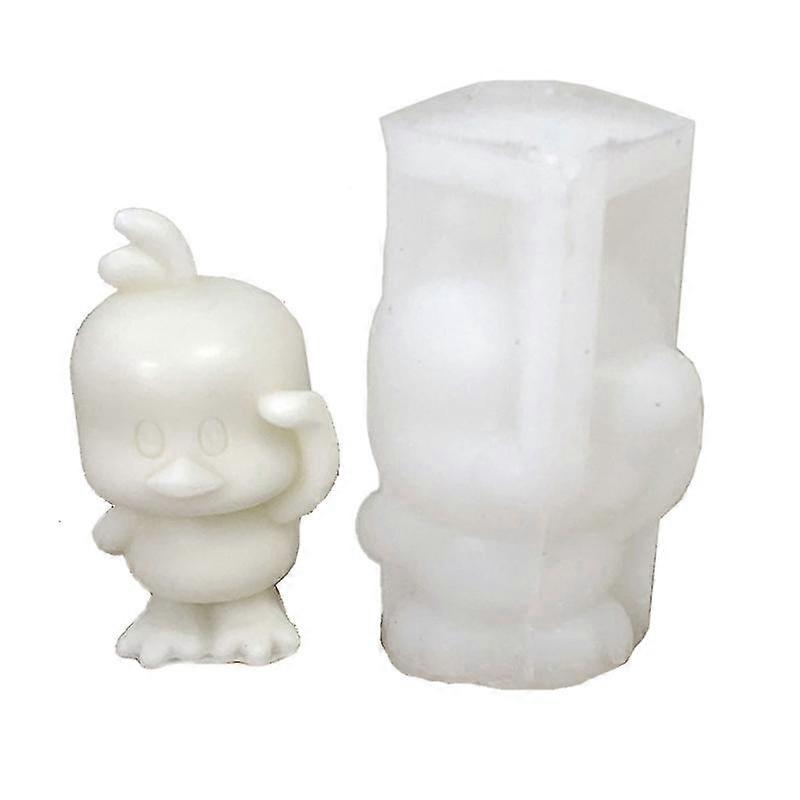 Epoxy Handmade Soap Mold Duck Saluting Candle Mold For Diy Soap Decorations