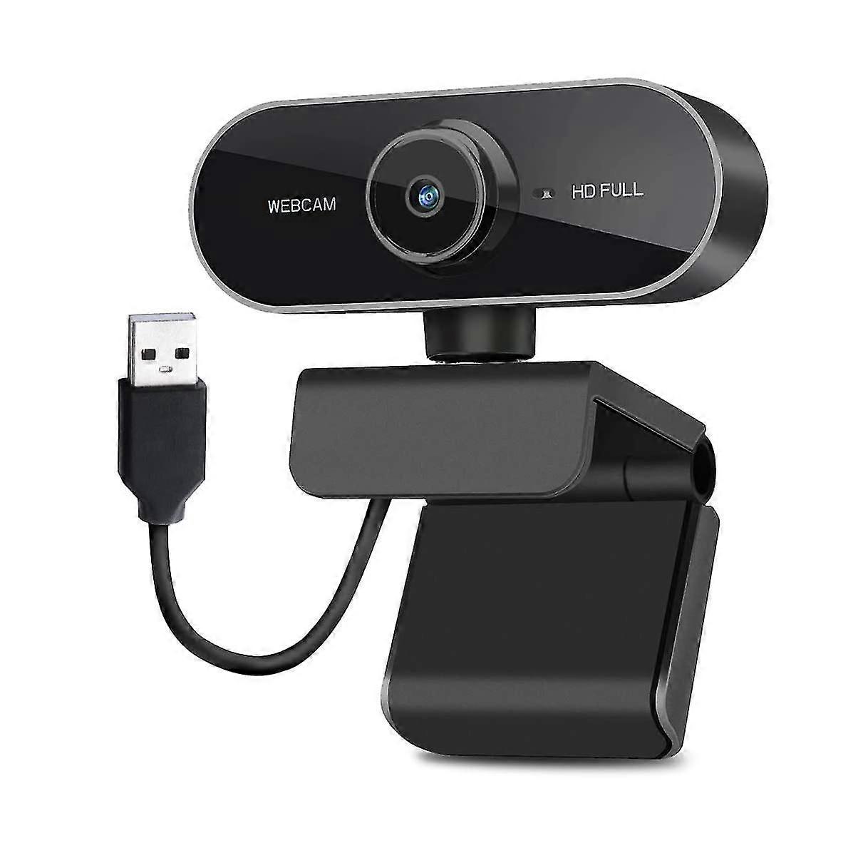 1080p Hd Webcam With Microphone For Desktop Laptop Computer Pc