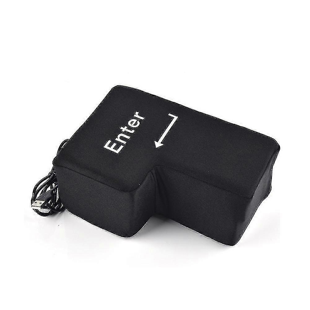 Blue Enter Key Stress USB Rest Pillow Cushion