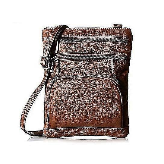 Ultramjuk Crossbody väska i äkta läder, flera färger
