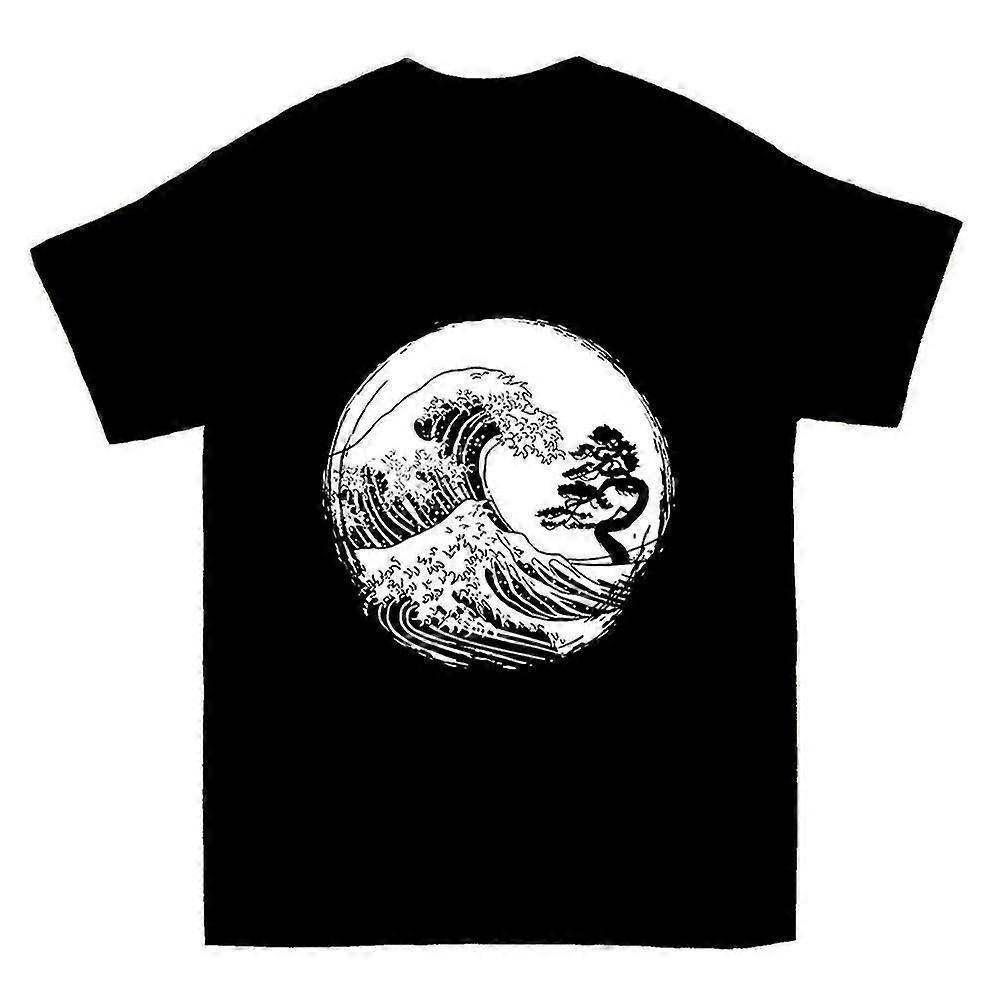 Bonsai Wave Wit T-shirt