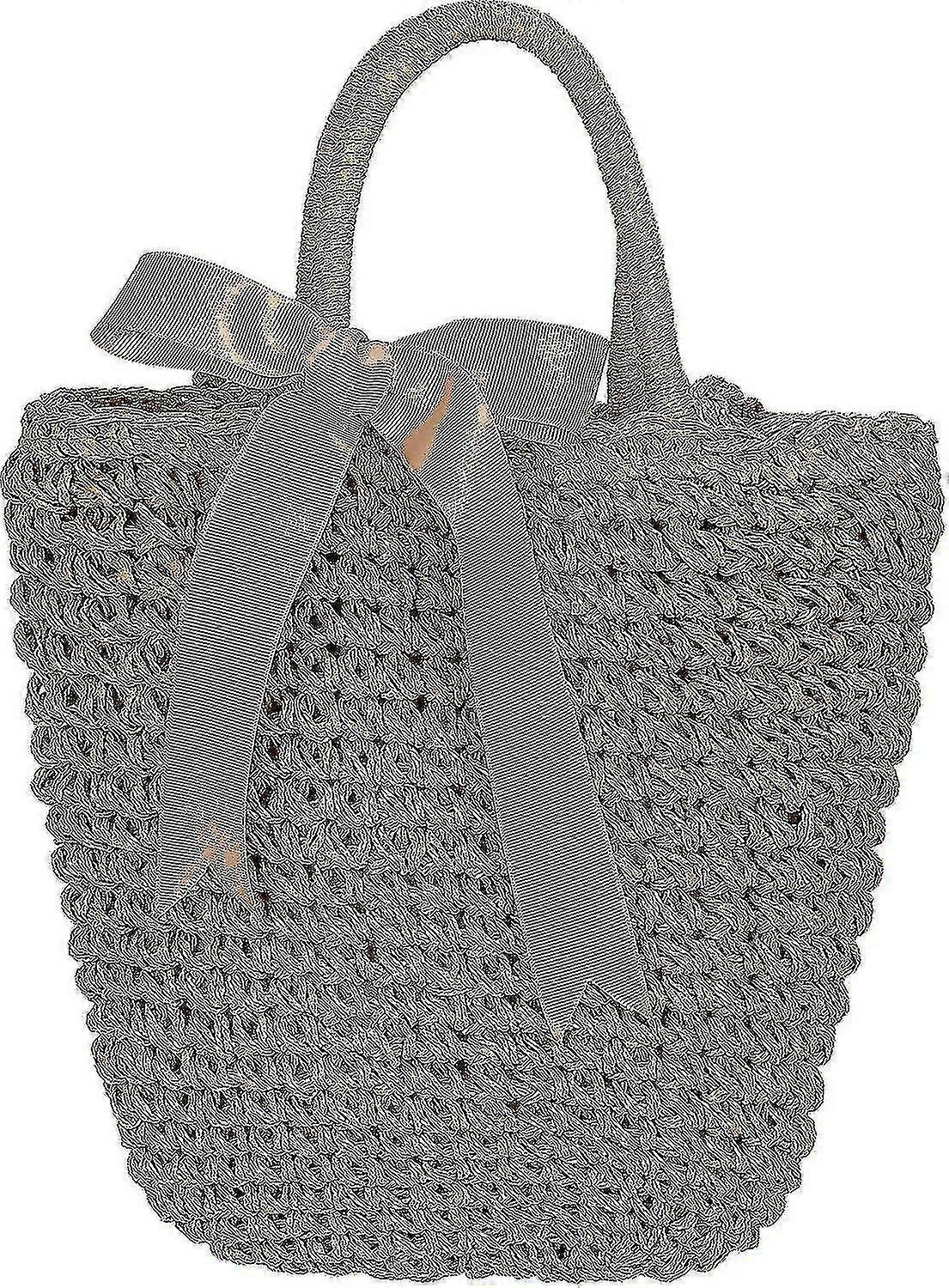 Borsa a tracolla in paglia Borsa da spiaggia estiva da donna Borsa da spiaggia In rafia Borsa a tracolla leggera