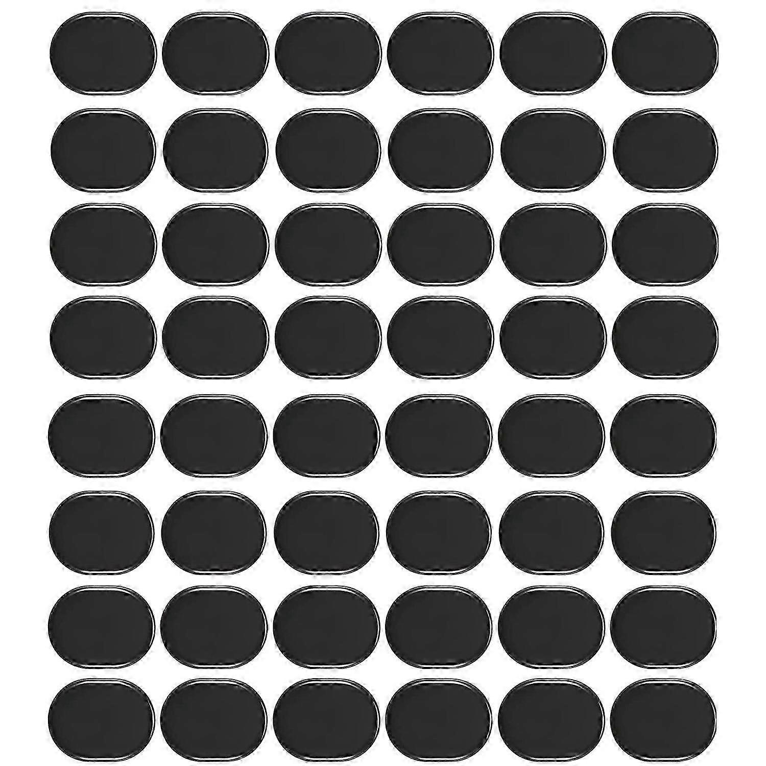 48 stuks Drum Dempers Gel Pads Siliconen Drum Dempers Zachte Drum Demper Drum Mute Pads Demping Gel Pad (zwart)
