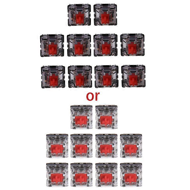 Mechanical Keyboard Red Switch Linear Switches Trigger Quick Shaft 10 PCS