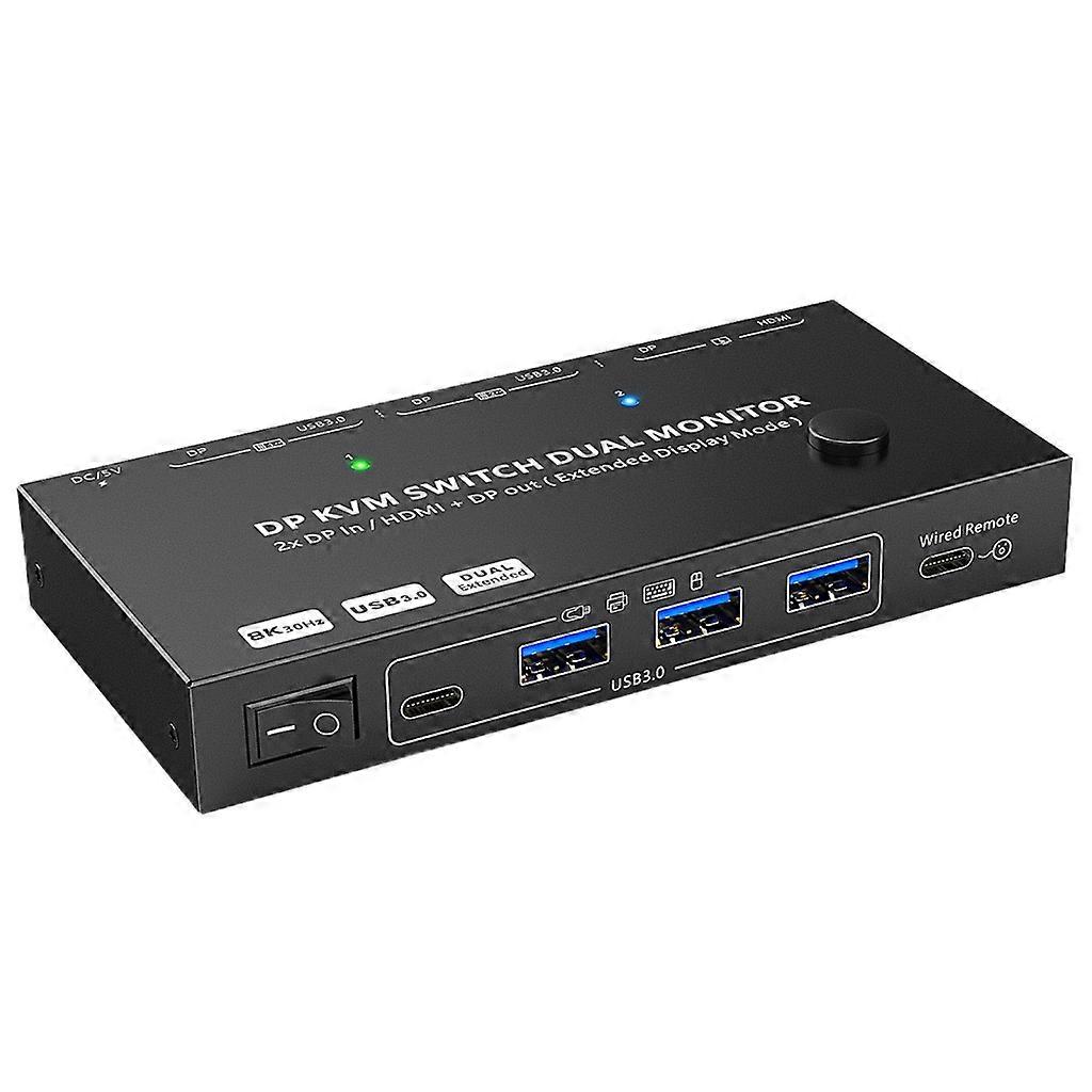High Definition Port KVM Switcher Seamlessly Switching between Multiple PCs