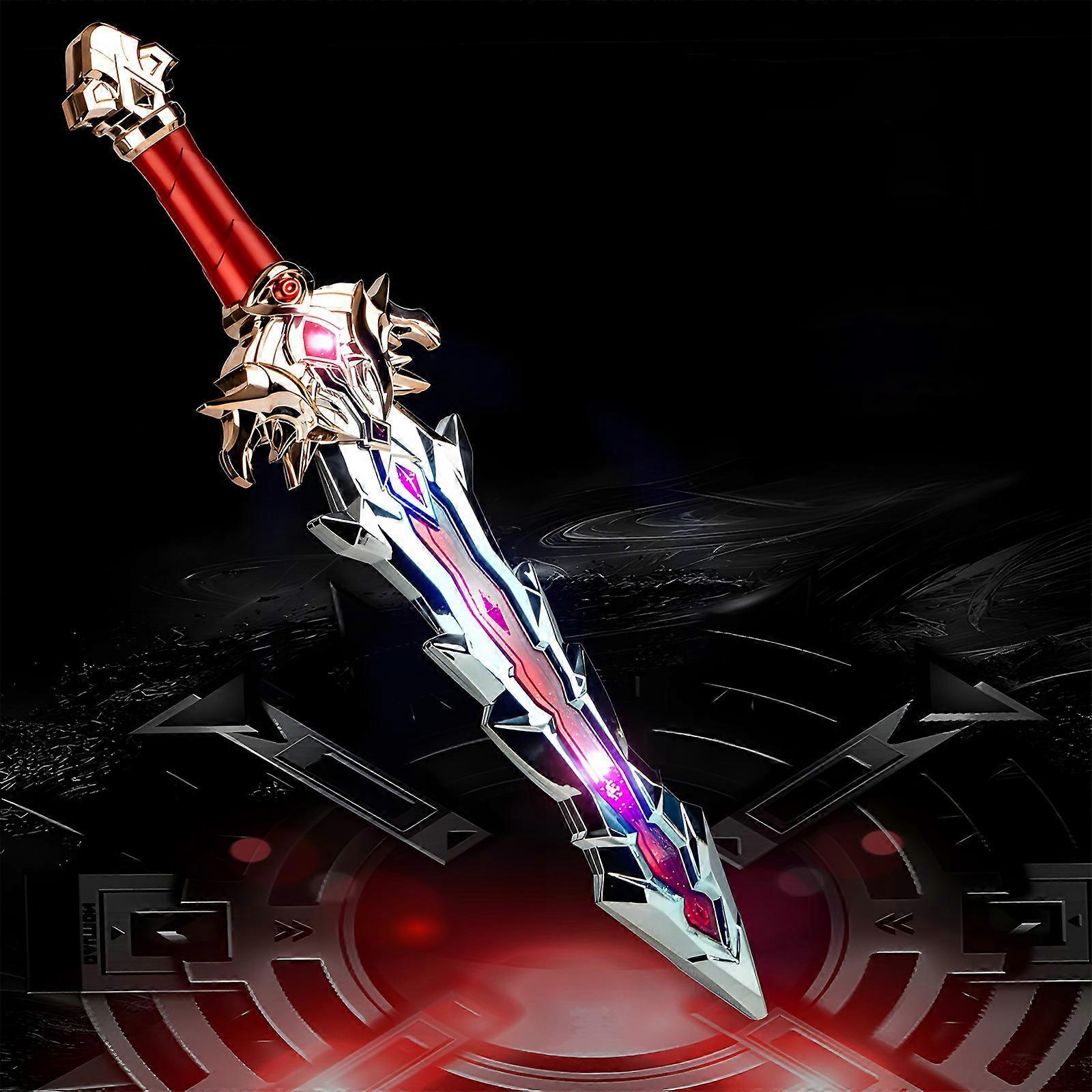 男孩玩具感应发光剑玩具带声光效果模拟剑道具角色扮演道具男孩和女孩的节日生日G