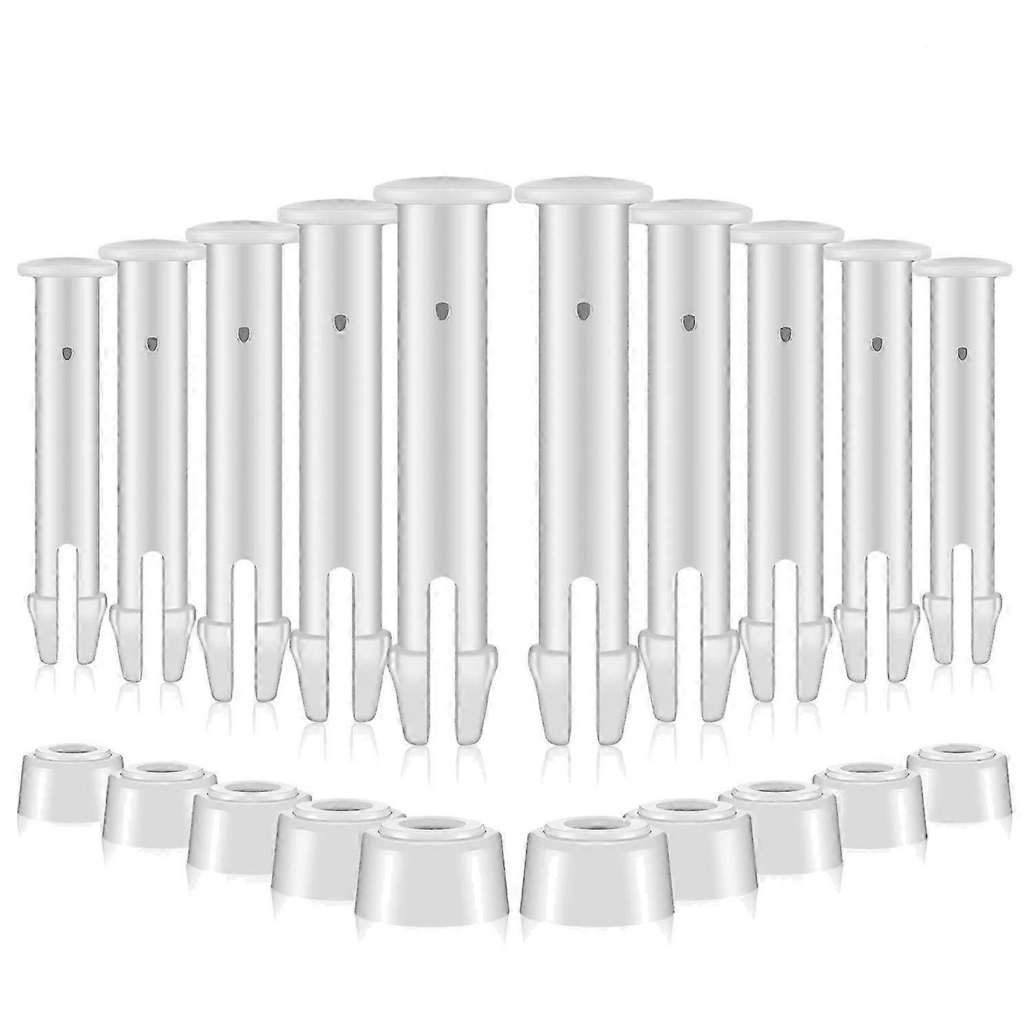 30Pcs Plastic Pool Joint Pins & Seals for 13-24inch Above Ground Metal Frame Pools Replacement Part