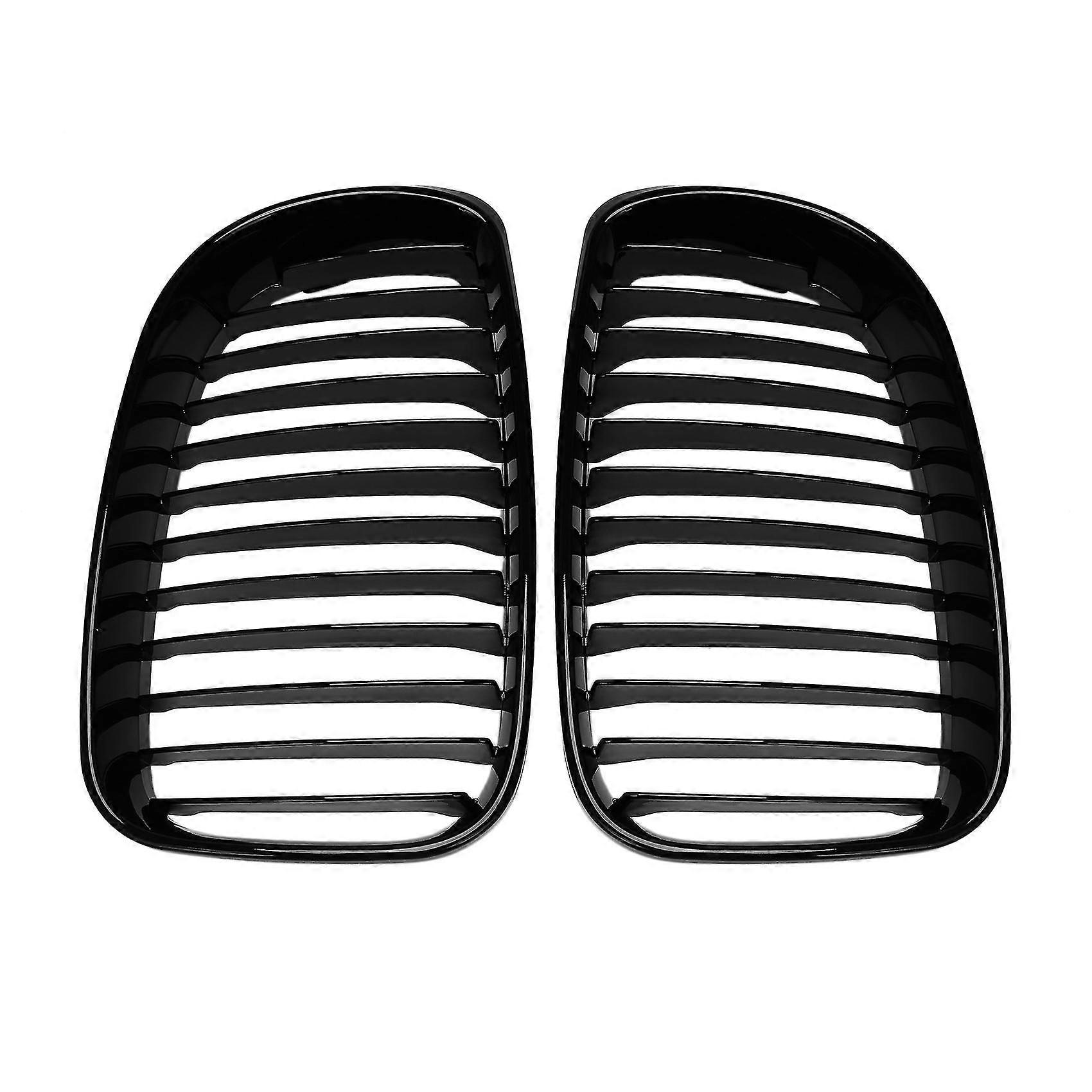 For Bmw 1 Series E81 E82 E87 E88 2d 4d 2007 2008 2009 2010 2011 Pair Abs Side Gloss Black Front Kid