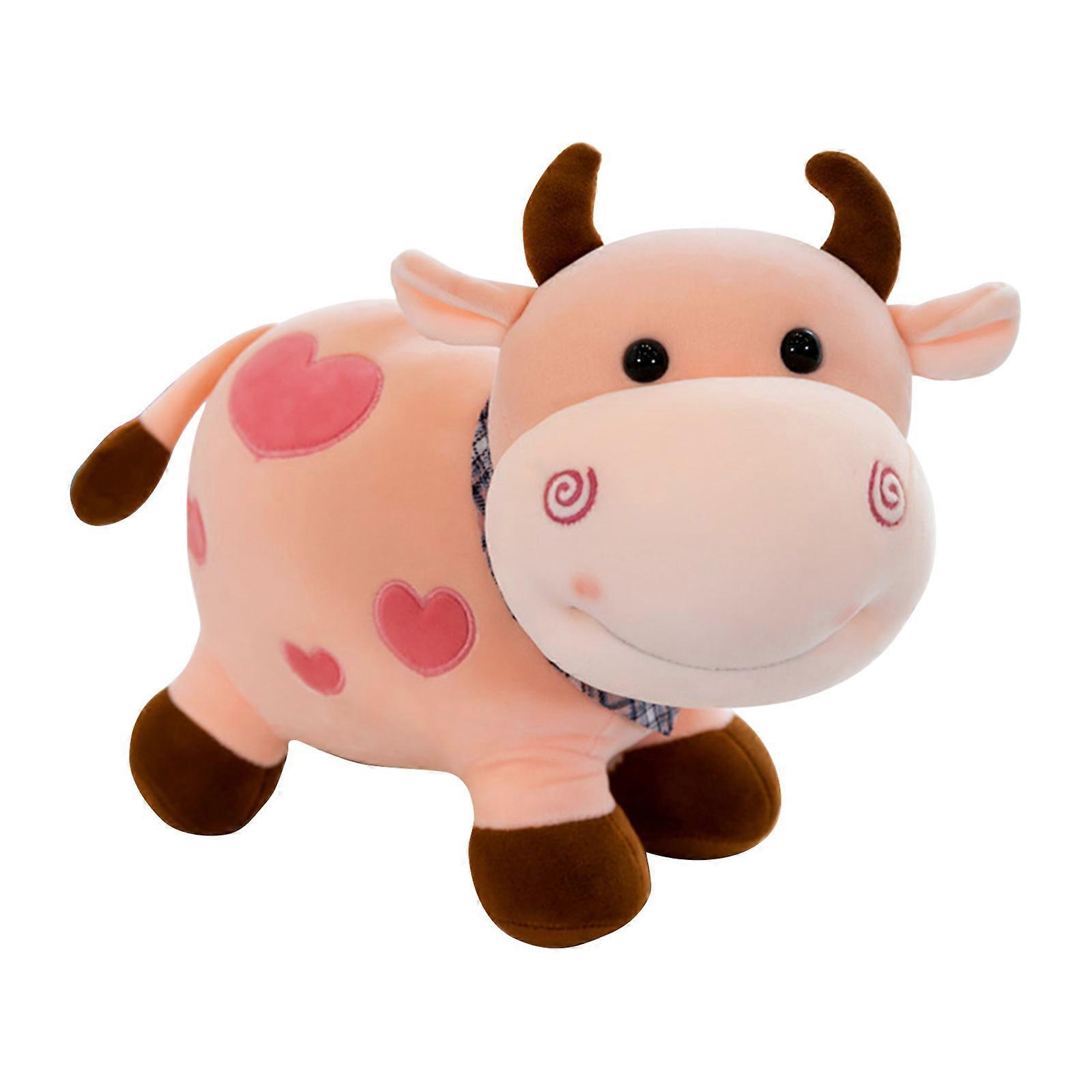 Smile Cow Animale de pluș Kawaii drăguțe jucării de pluș pentru copii Moale și confortabile pentru ziua de naștere Crăciun Cadou