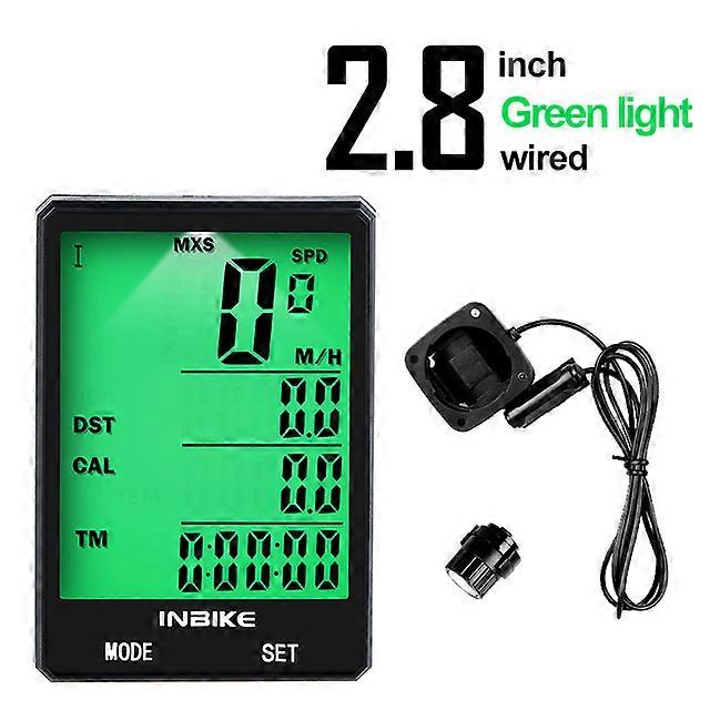 Rainproof MTB Bike Computer Bicycle Speedometer Wireless Wired Odometer Cycling Watch LED Screen Measurable Watch IC321