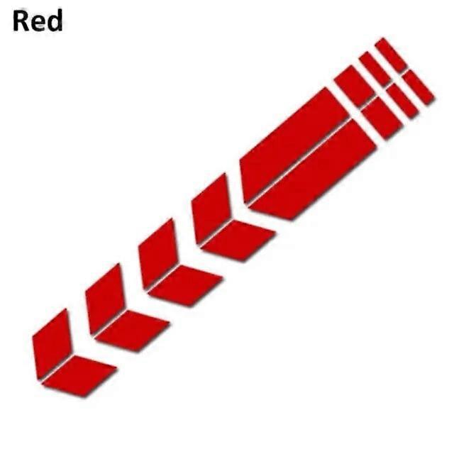 Motorcycle Reflective Stickers Modifications Motorcycross Front Wheel Fender Safety Warning Reflective Arrow Waterproof DecalsVehicle Wraps