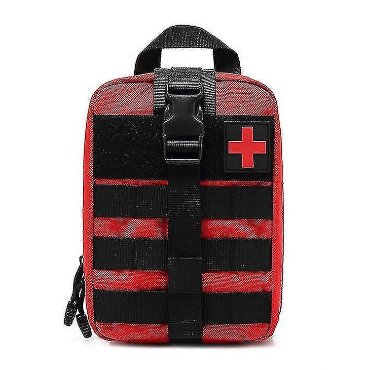 Aid Bag, Outdoor Aid Bag Utility Climbing Case(red)