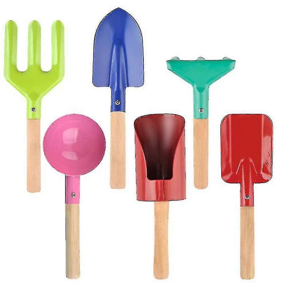 6pcs Kids Beach Sand Gardening Tools Set