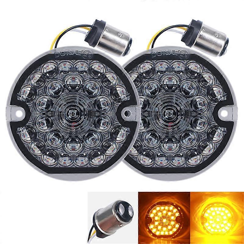 For Harley Road Glide,Road King Classic,Ultra Classic 3 1/4 Inch Front Rear Motorcycle Led Turn Signals Lights,1157 1156 BasedMotor Vehicle Lighting