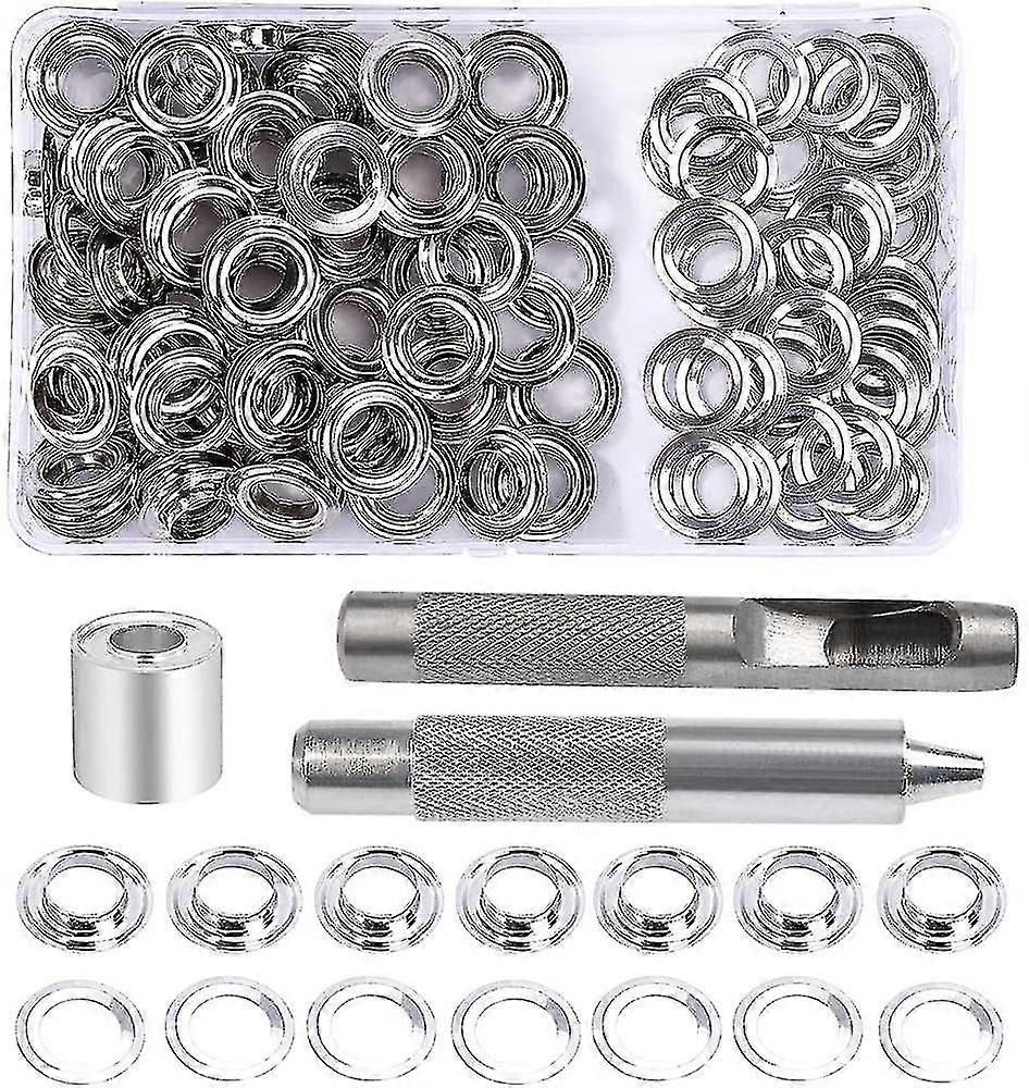 100 Sets Grommets Eyelets,12mm_LL Banmo