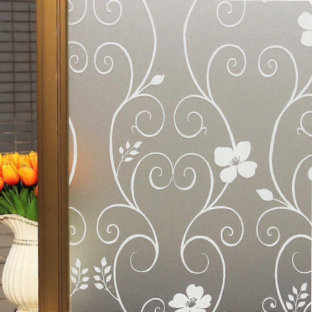 Opaque Window Film Privacy Decorative Window Film Electrostatic Window Film Window Sticker (45cm X 300cm