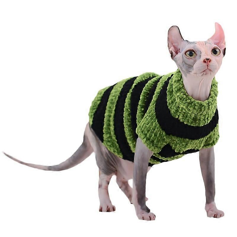 Clothes for sphynx Plush Wool Coat Warm Sweater for Sphynix Cat Clothing Winter Outwear for kittens Small Dogs Pet products