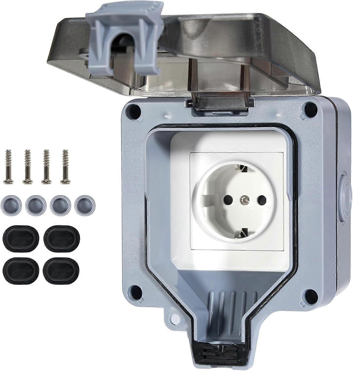 Waterproof Outdoor Socket, IP66 Waterproof, Dust Cover