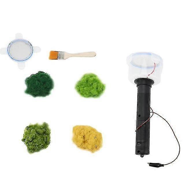 Miniature Scenery Static Flocking Machine Electrostatic Grass Flock Ap