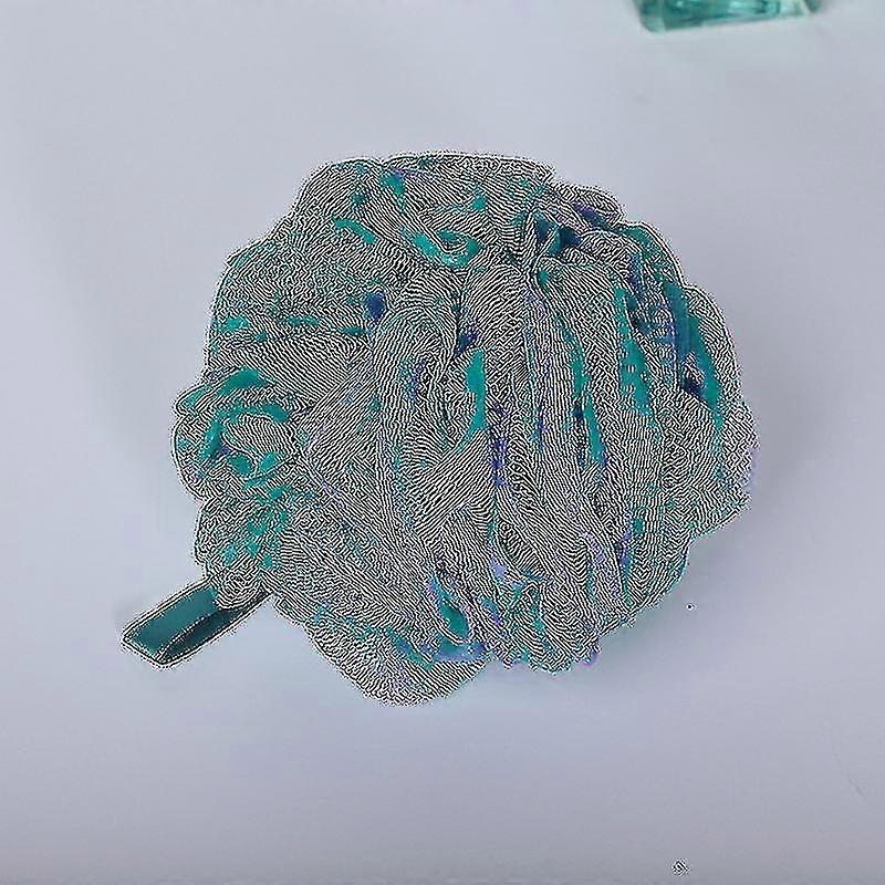 Bath Sponge Xl 75g: Extra-large Mesh Pouf (4 Pack Color Swirls) -big Full Lather Cleanse
