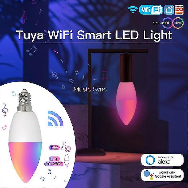 Dimmable Tuya Smart E14 LED Light