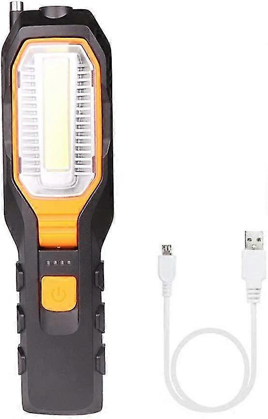 LED Work Light USB Rechargeable Flashlight Portable Workshop Light Rotary Piston Inspection Light