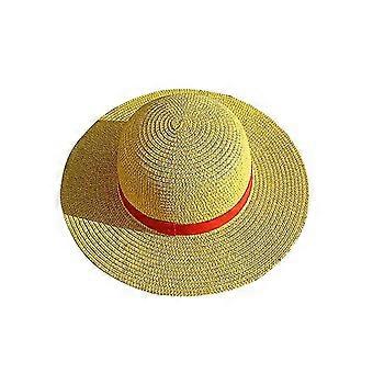 Luffy Straw Hat One Piece Cosplay Cap Anime Sun Beach Hats Halloween Performance Costume