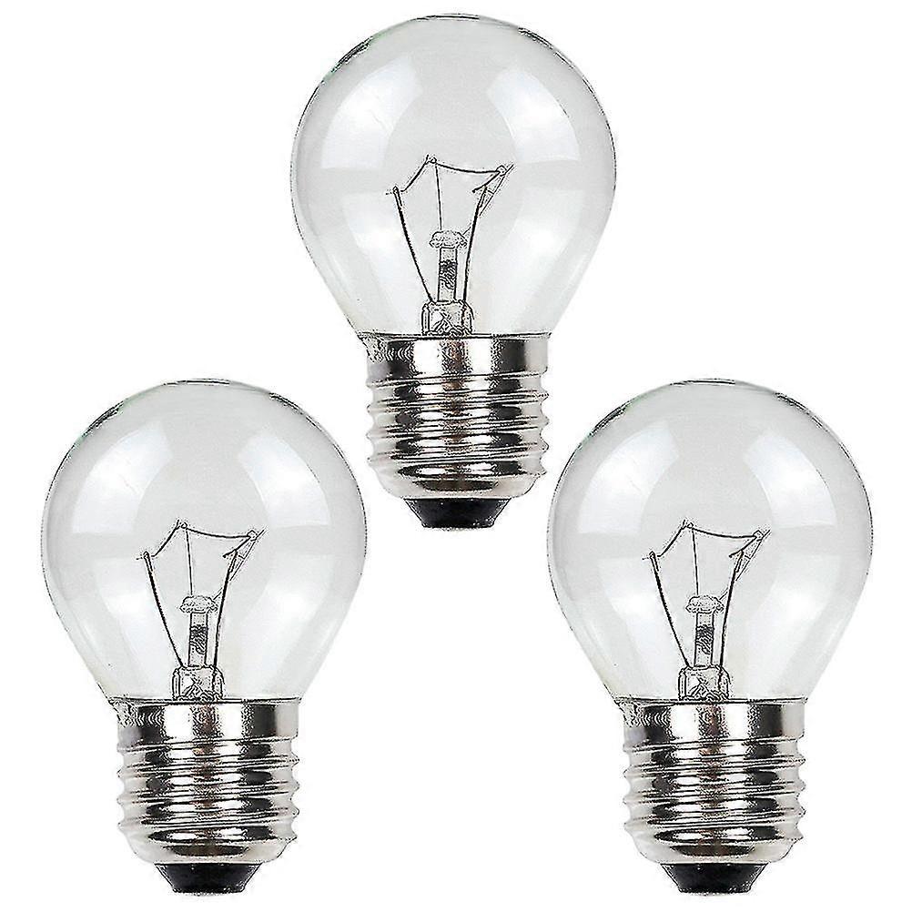3kpl E27 40w Mikroaaltouuni Lamppu VaihtoLaite Lasi Lamppu