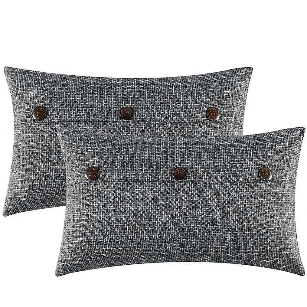 2-piece set, corduroy soft decorative square pillow cover, sofa bed chair home decoration