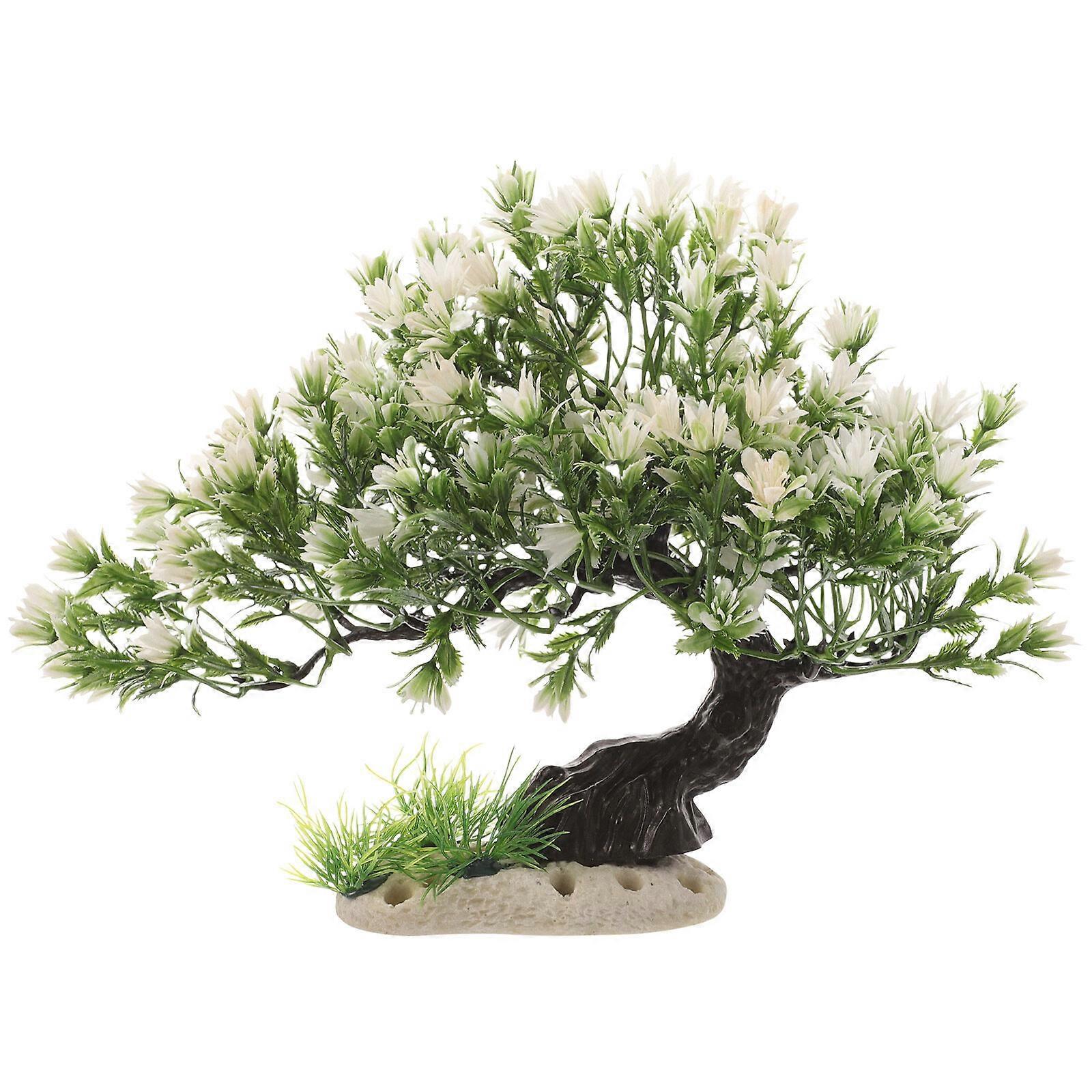 Fish Tank Small Tree Adornment Artificial Tree Model Fish Tank Tree Ornament