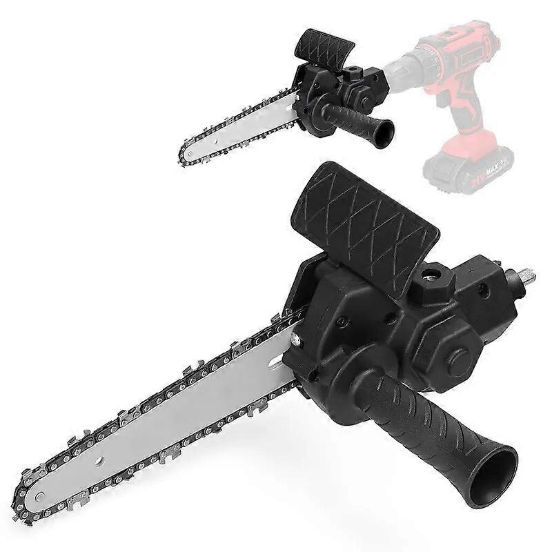Electric Drill Modified To 6 Inch Electric Chainsaw Tool Attachment Electric Chainsaws Accessory Set Woodworking Cutting Tool